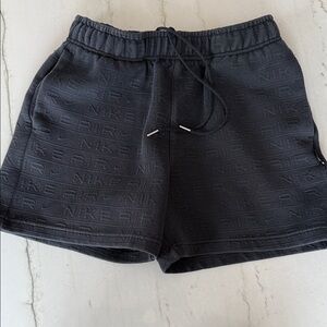 Nike Embossed Black Shorts